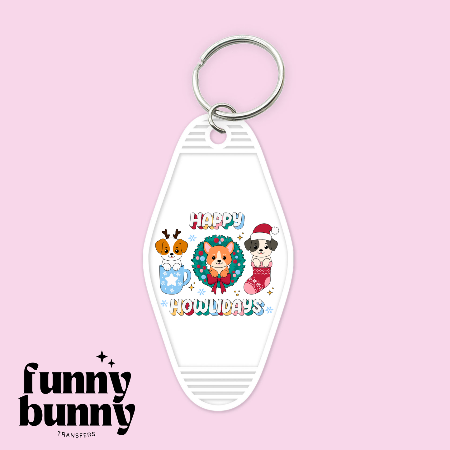 Happy Howlidays - Motel Keychain