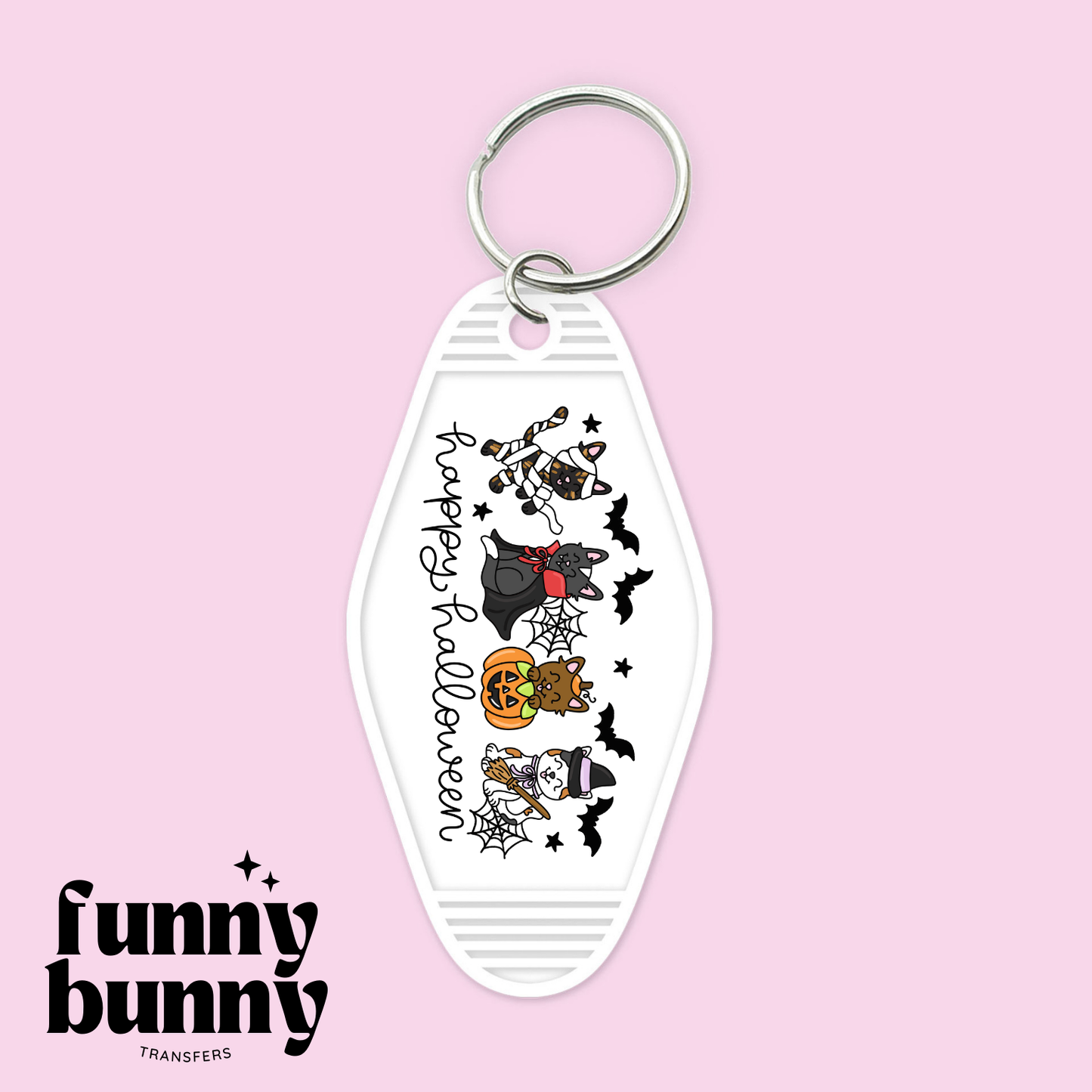 Happy Kittyween - Motel Keychain