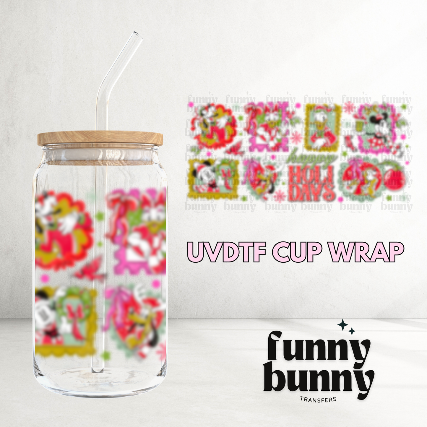 Happy Magical Holidays - 16oz UVDTF Cup Wrap