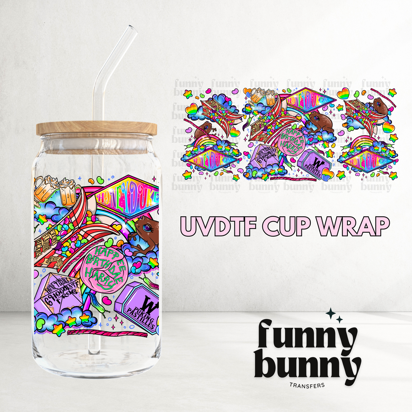 Harry Sweet - 16oz UVDTF Cup Wrap