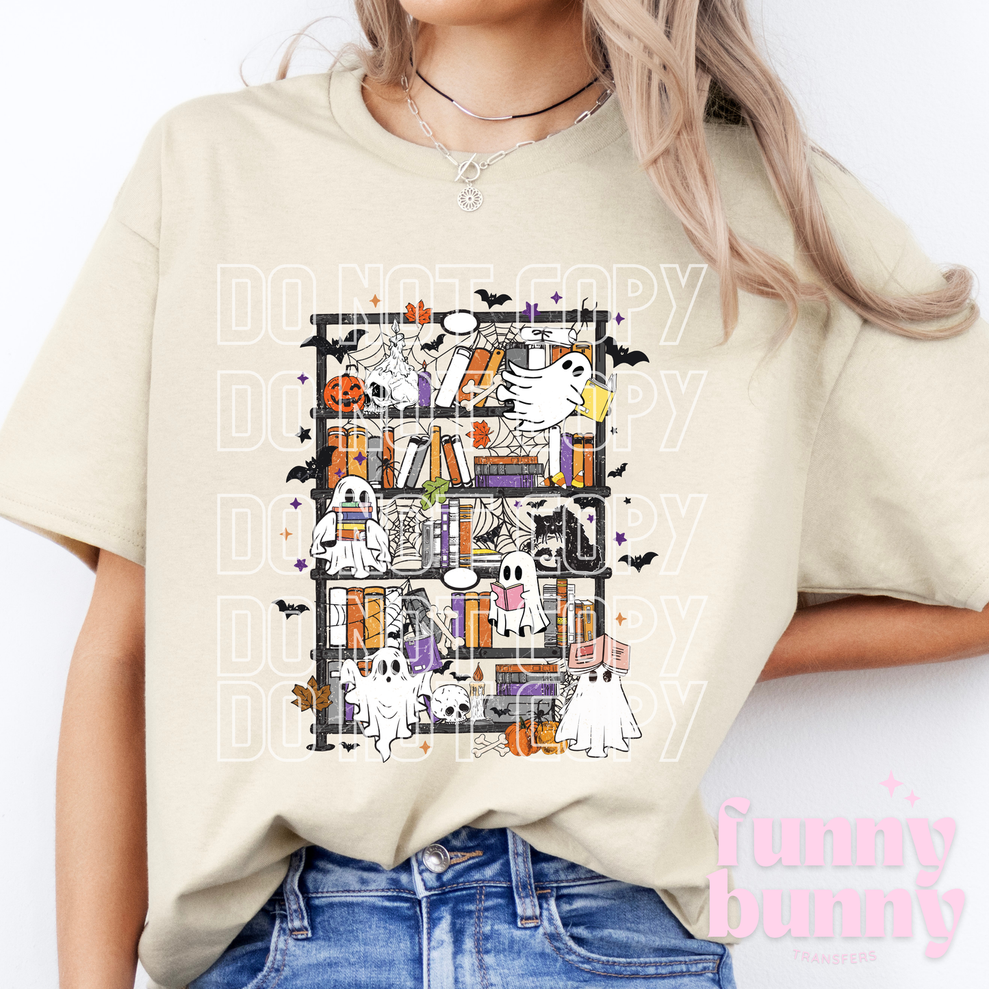 Haunted Bookshelf - DTF Transfer