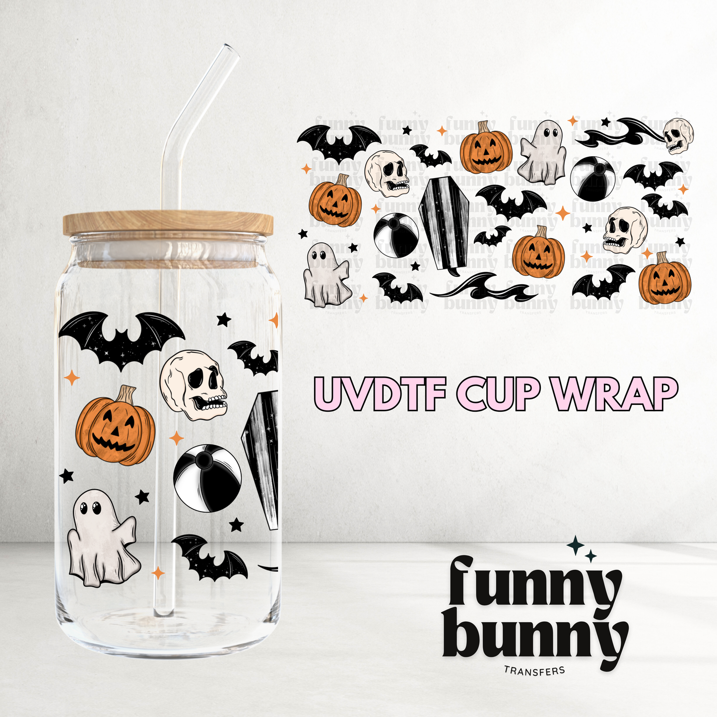 Haunted Pumpkins - 16oz UVDTF Cup Wrap