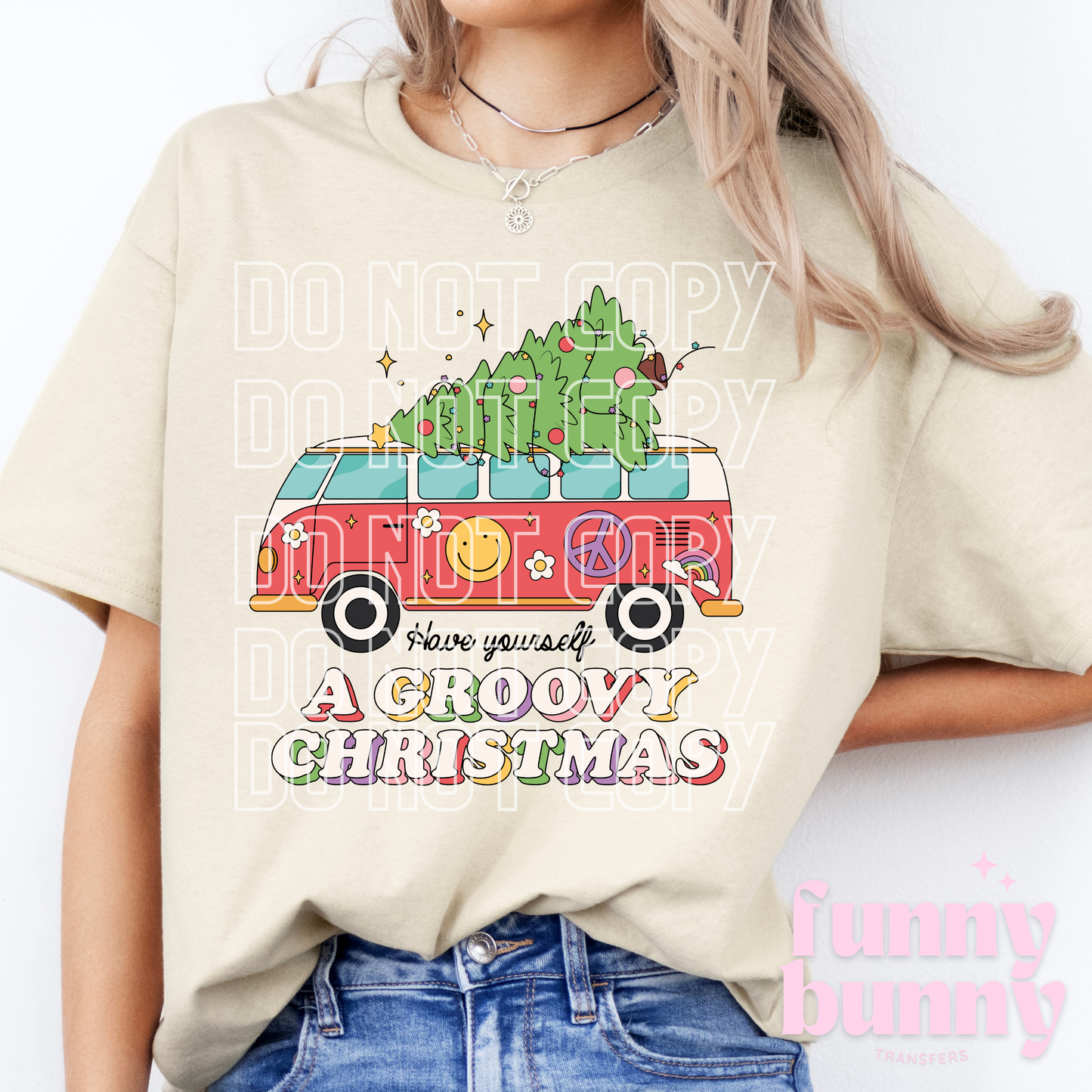 Have A Groovy Xmas - DTF Transfer
