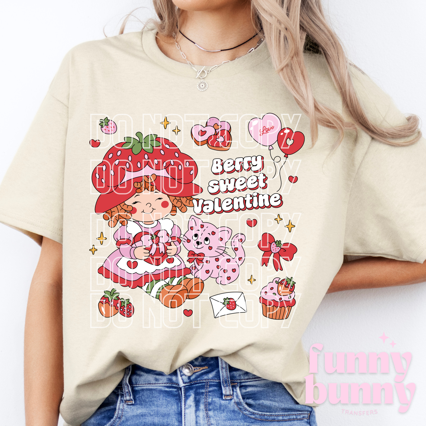 Heart Strawberry Girl - DTF Transfer