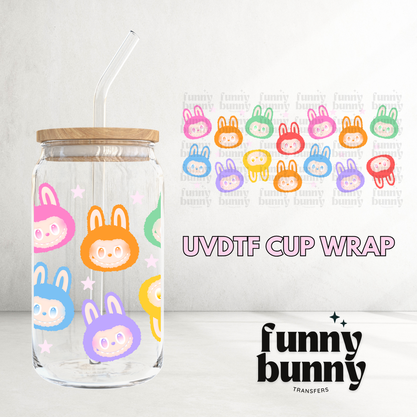 Here For The Monsters - 16oz UVDTF Cup Wrap