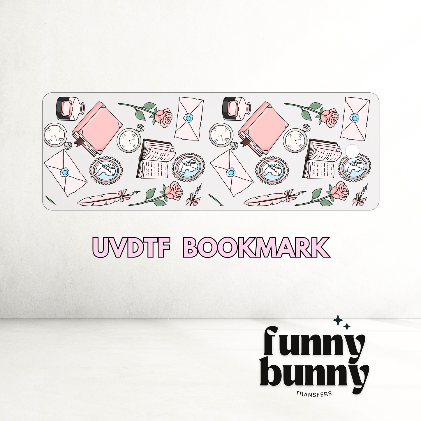 Historical Romance - UVDTF Bookmark Decal