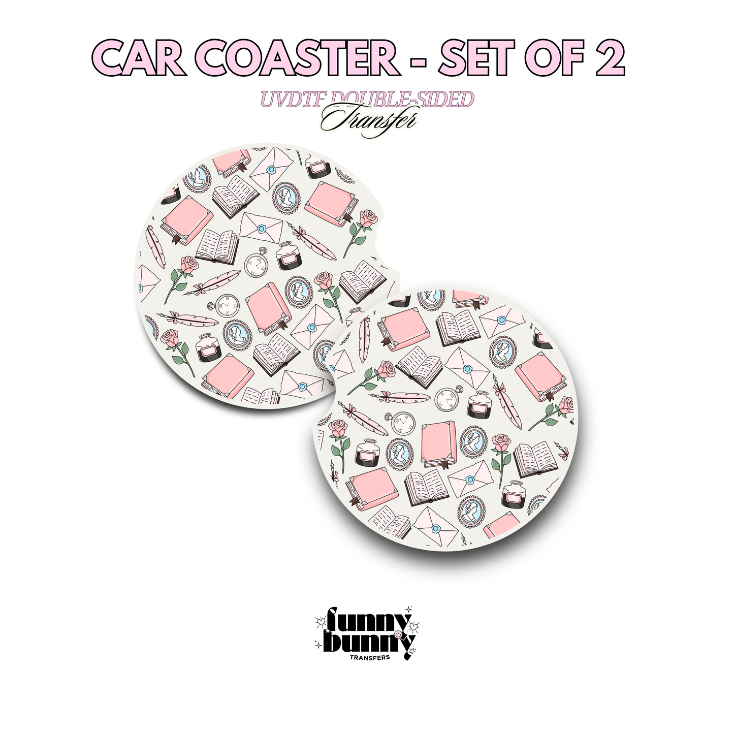 Historical Romance - UVDTF Coaster