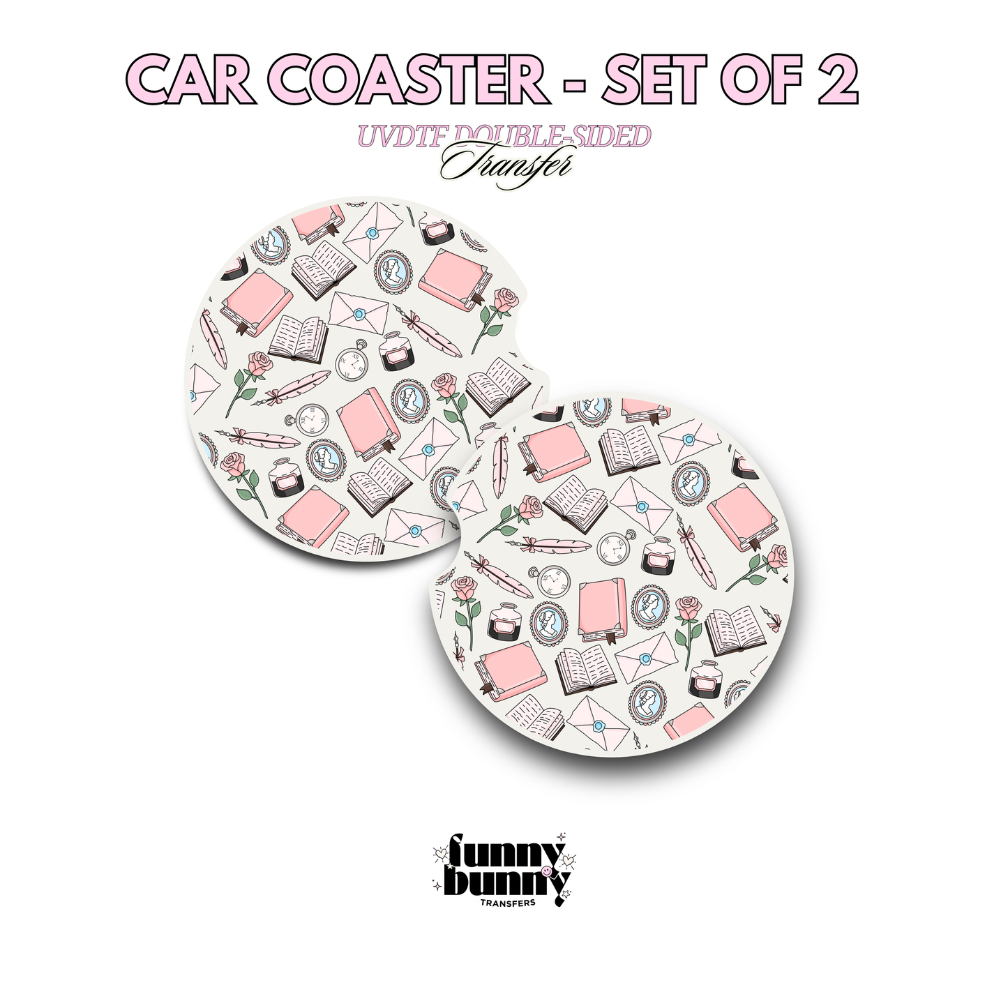 Historical Romance - UVDTF Coaster