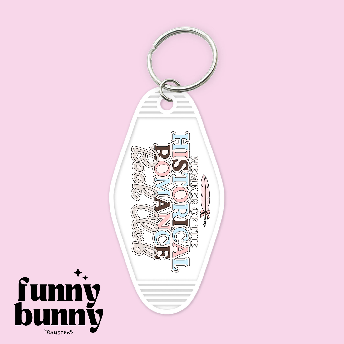 Historical Romance Book Club - Motel Keychain