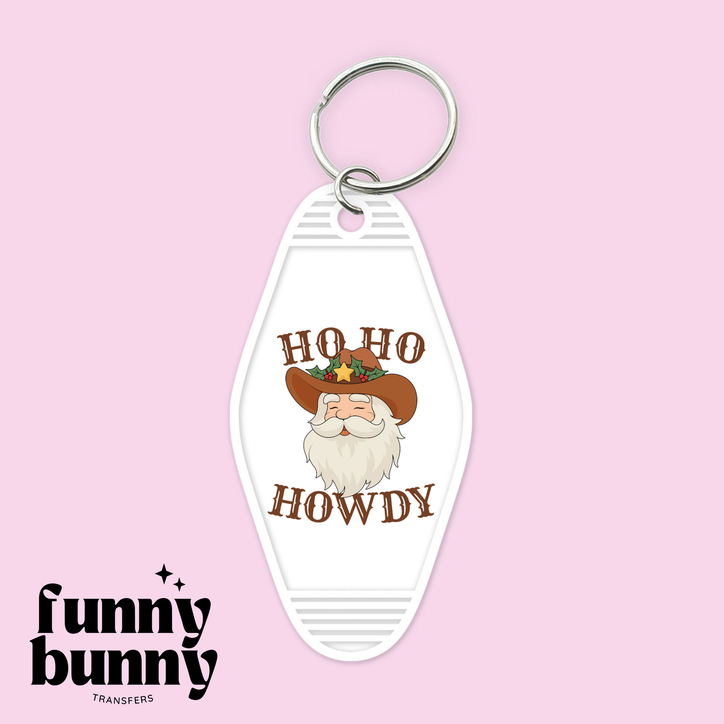 Ho Ho Howdy - Motel Keychain