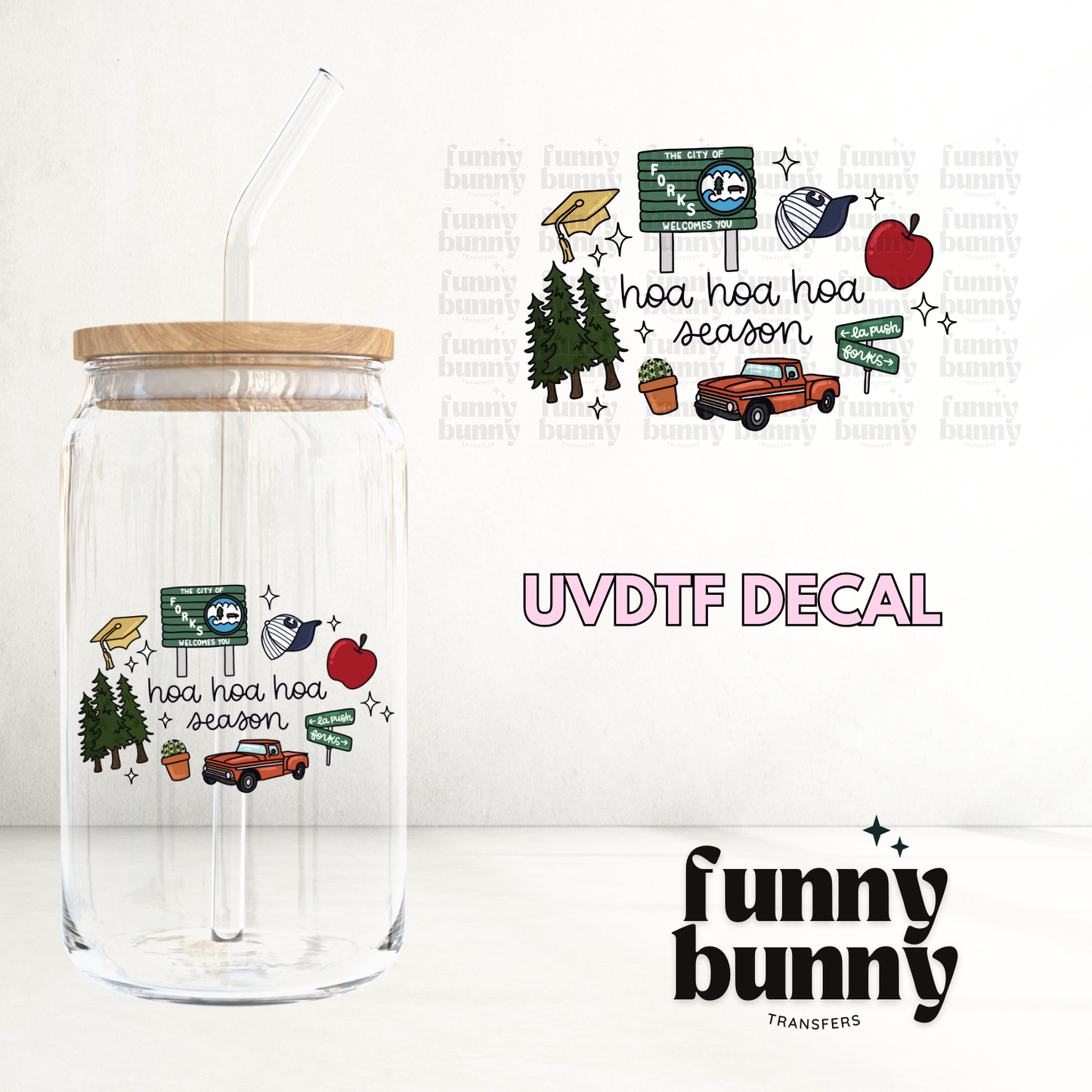 Hoa Hoa Hoa Season - UVDTF Decal