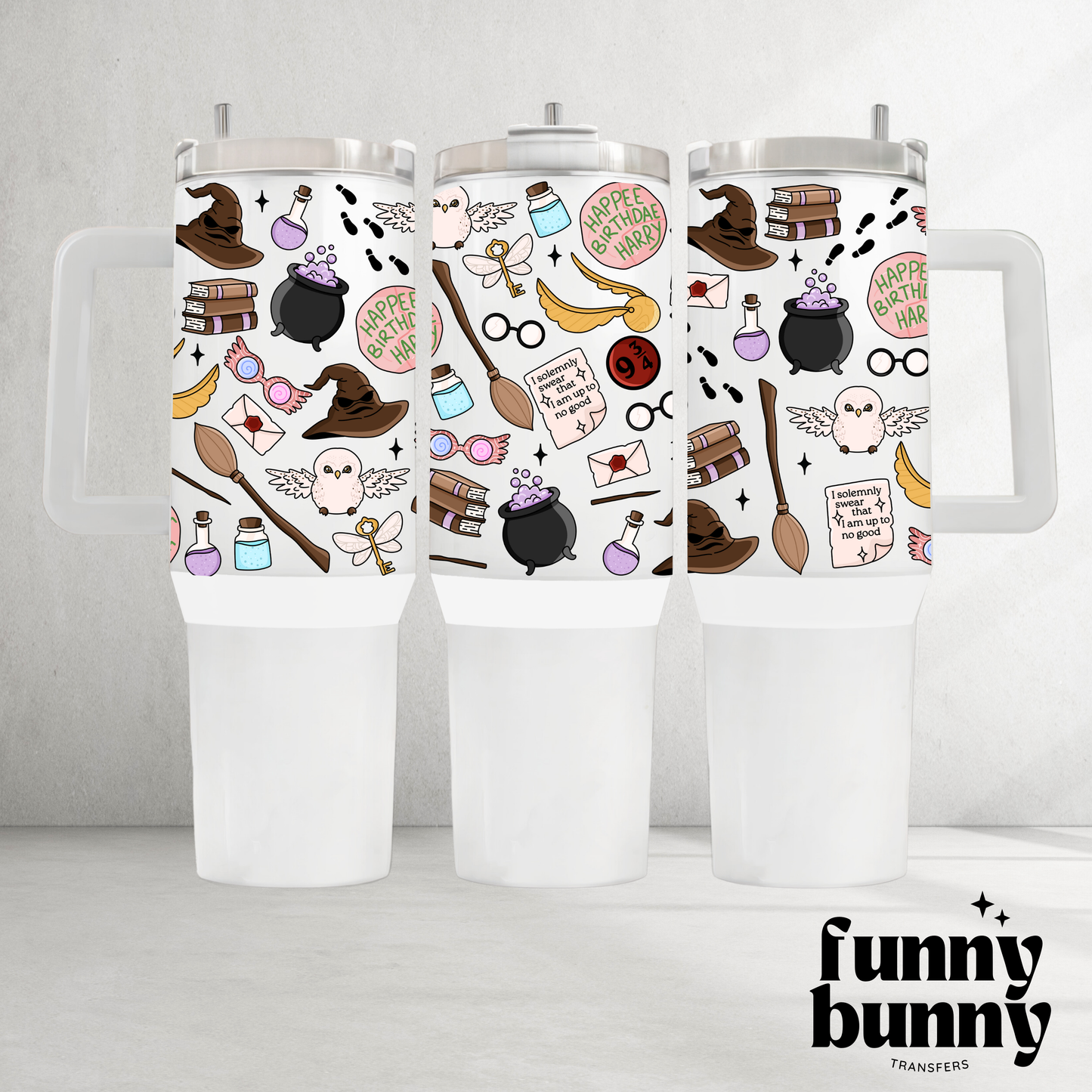 Hogwarts Magic - 40oz UVDTF Tumbler Wrap