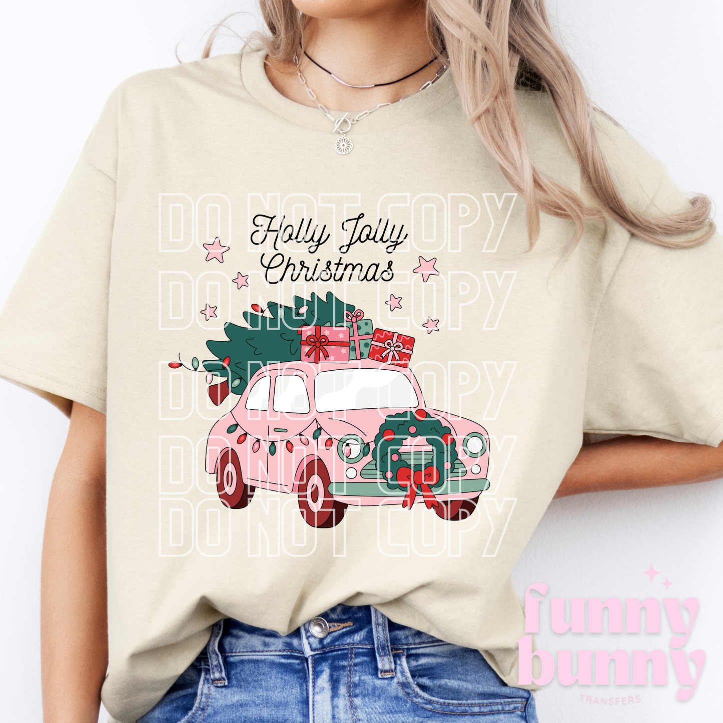 Holly Jolly Pinkmas - DTF Transfer