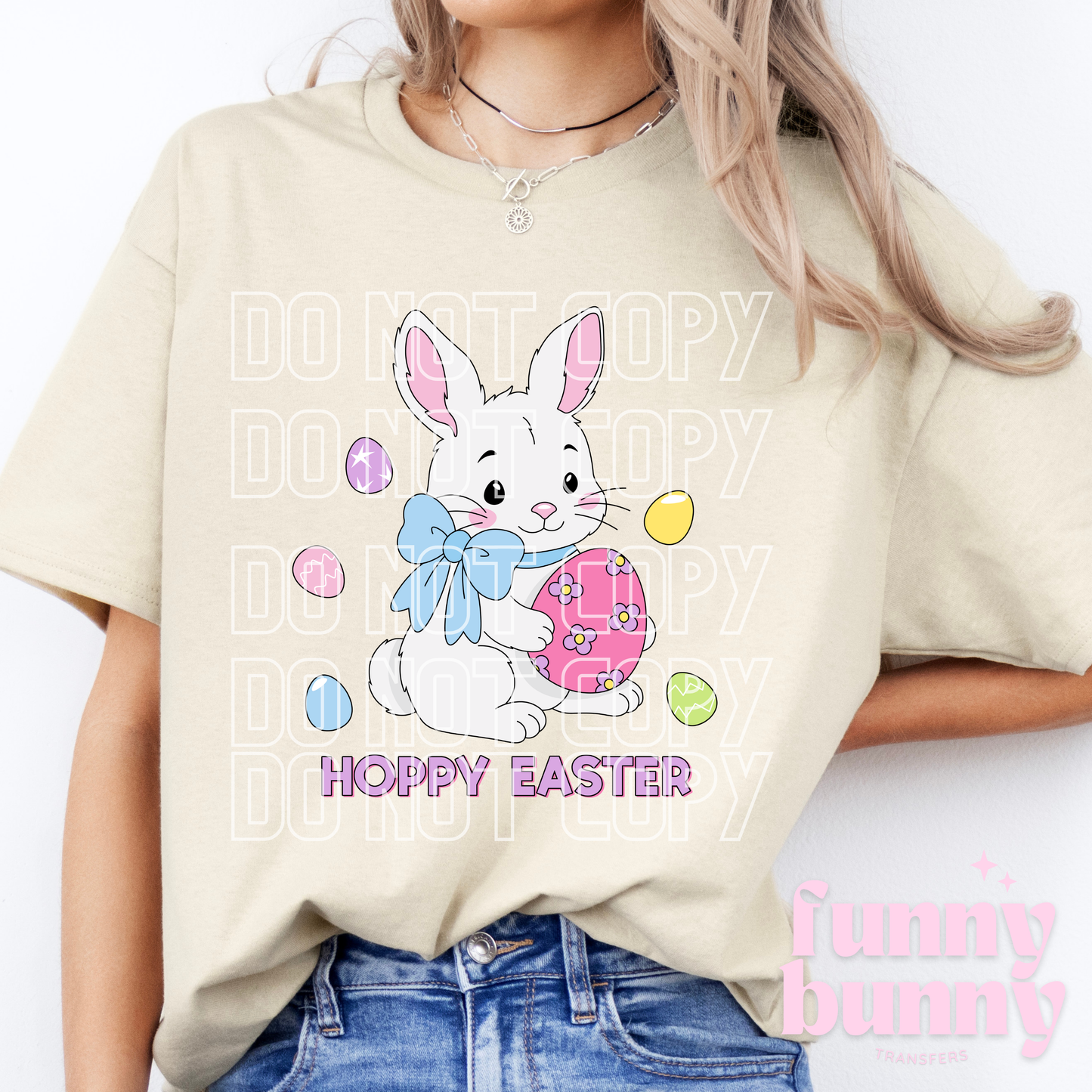 Hoppy Bunny - DTF Transfer