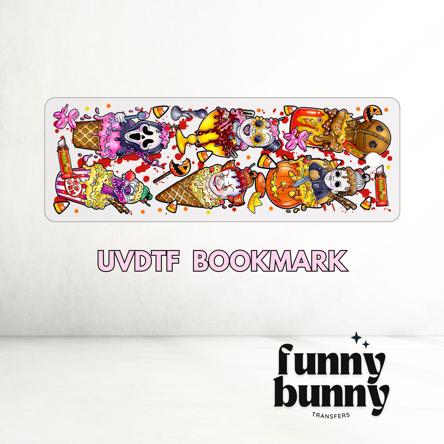 Horror Popsicles - UVDTF Bookmark Decal