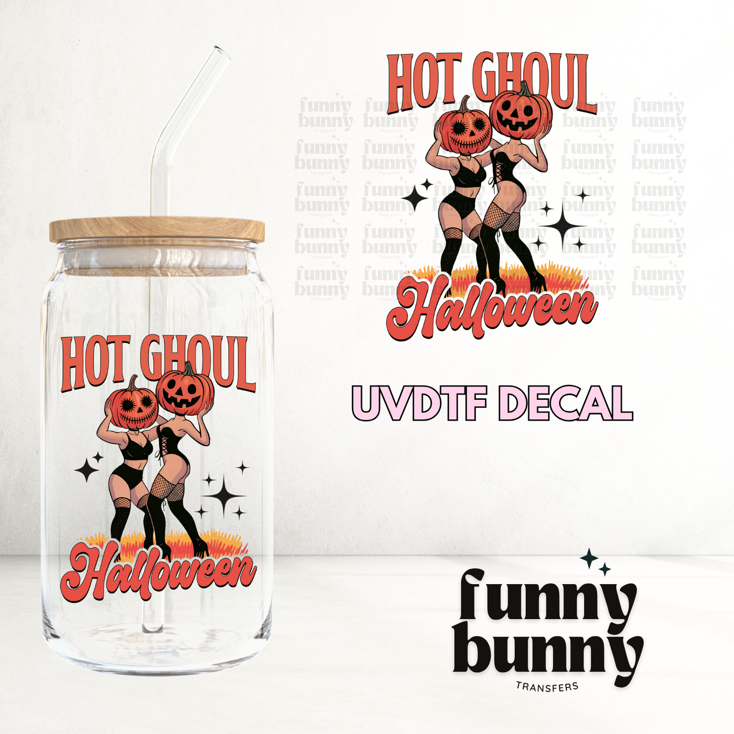 Hot Ghoul Halloween - UVDTF Decal