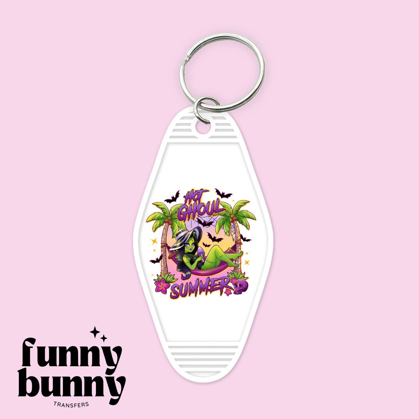 Hot Ghoul Summer Vibes - Motel Keychain