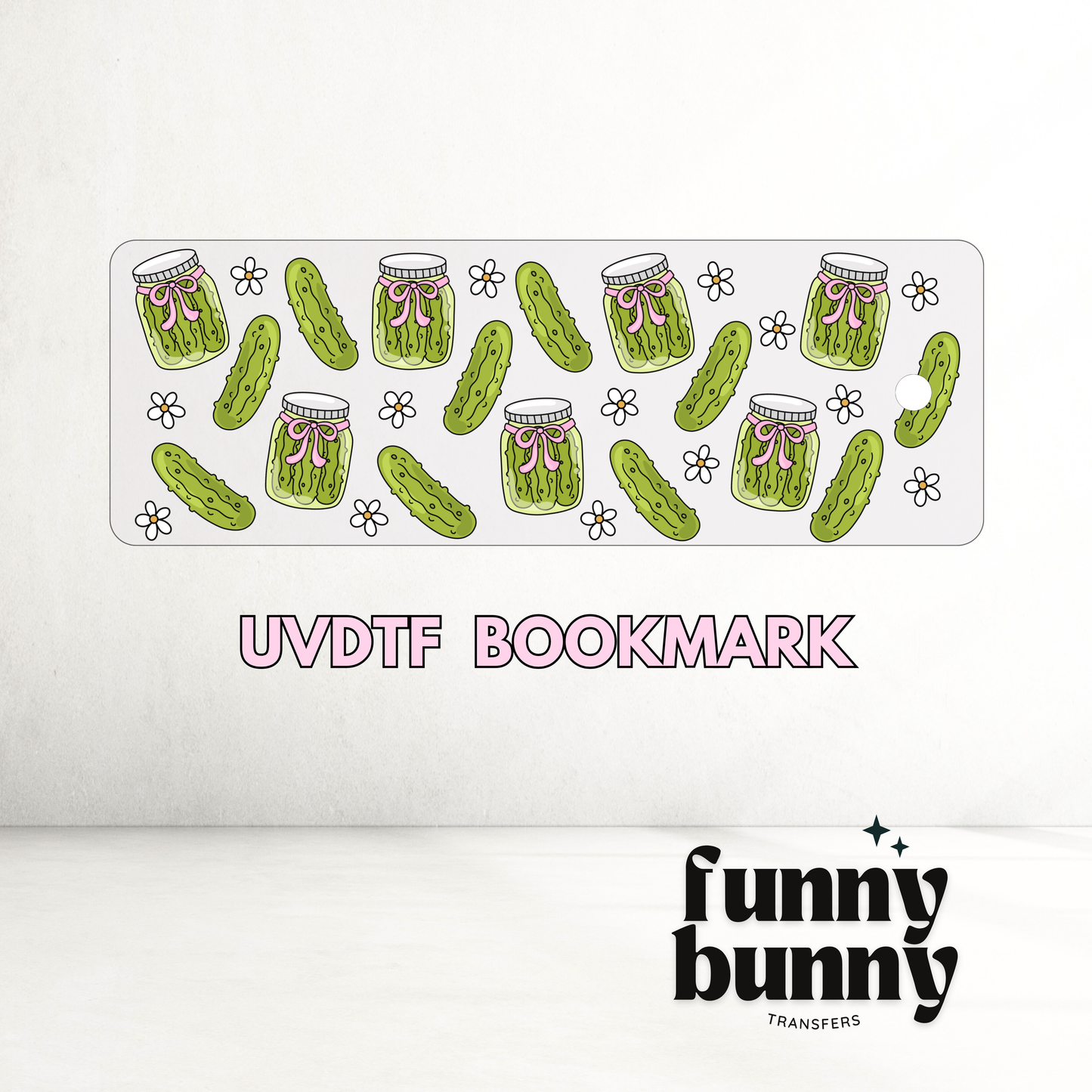 Hot Girls Love Pickles - UVDTF Bookmark Decal