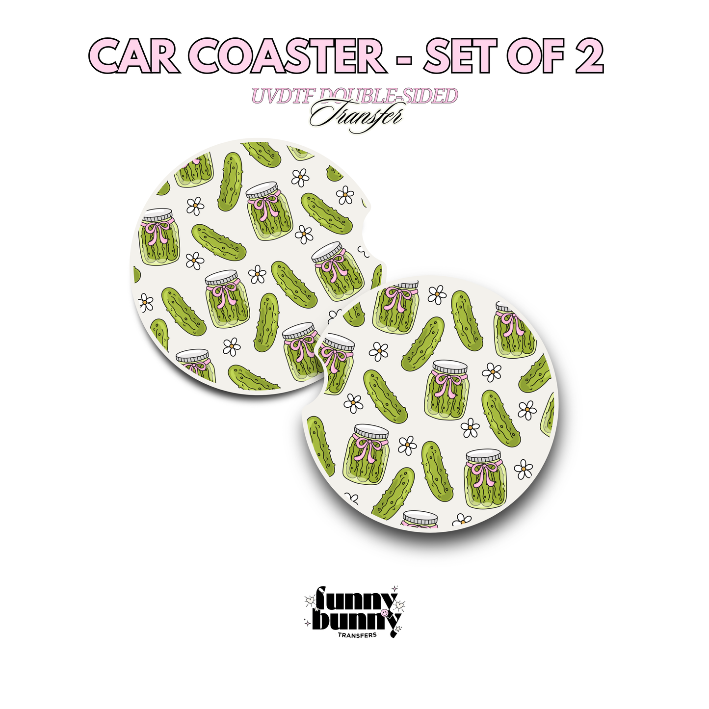 Hot Girls Love Pickles - UVDTF Coaster