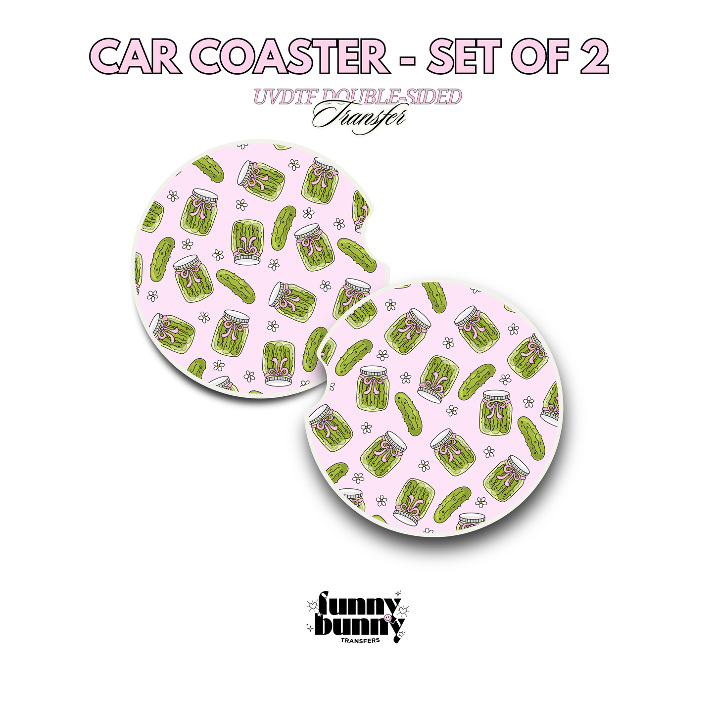 Hot Girls Love Pickles - UVDTF Coaster