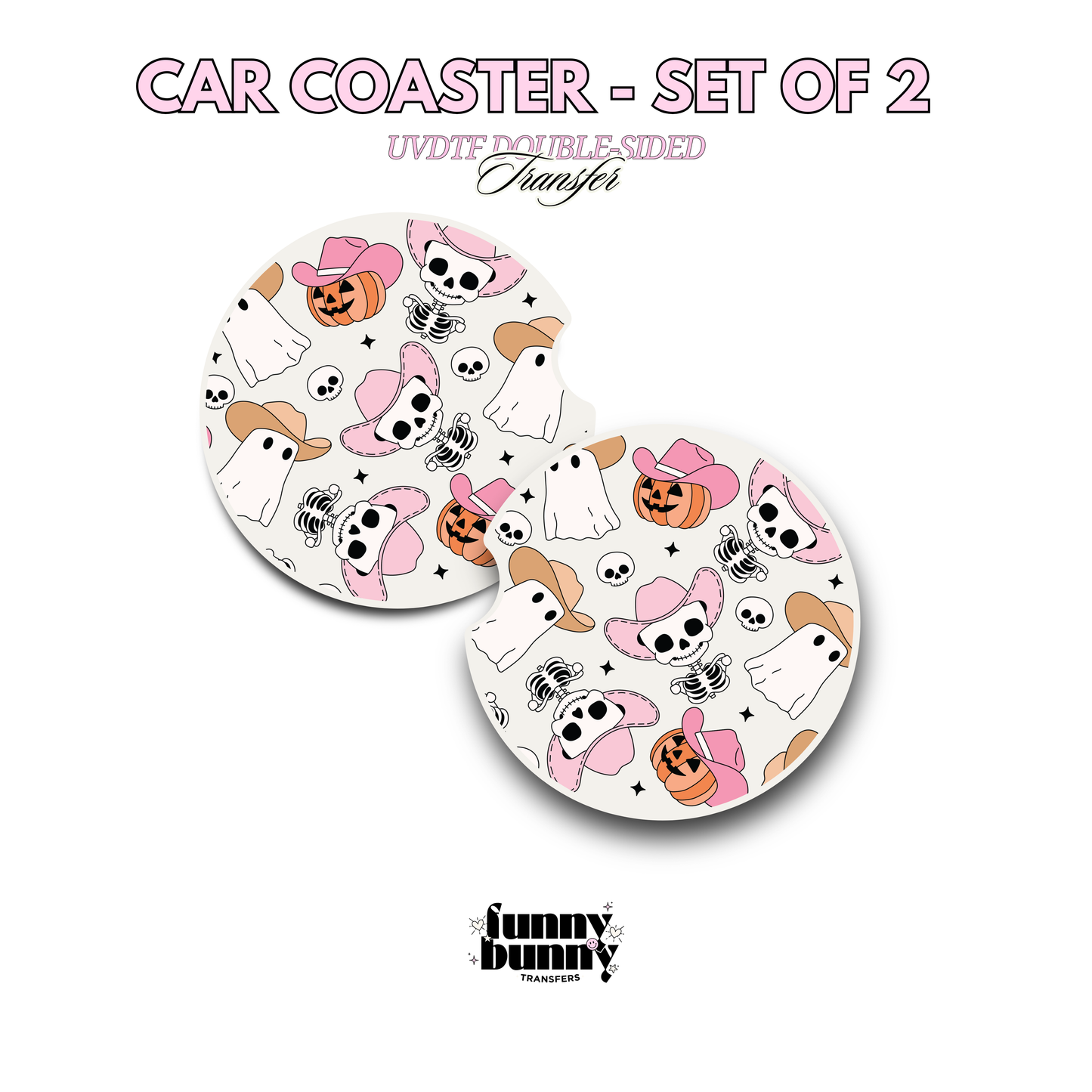 Howdy Boos - UVDTF Coaster