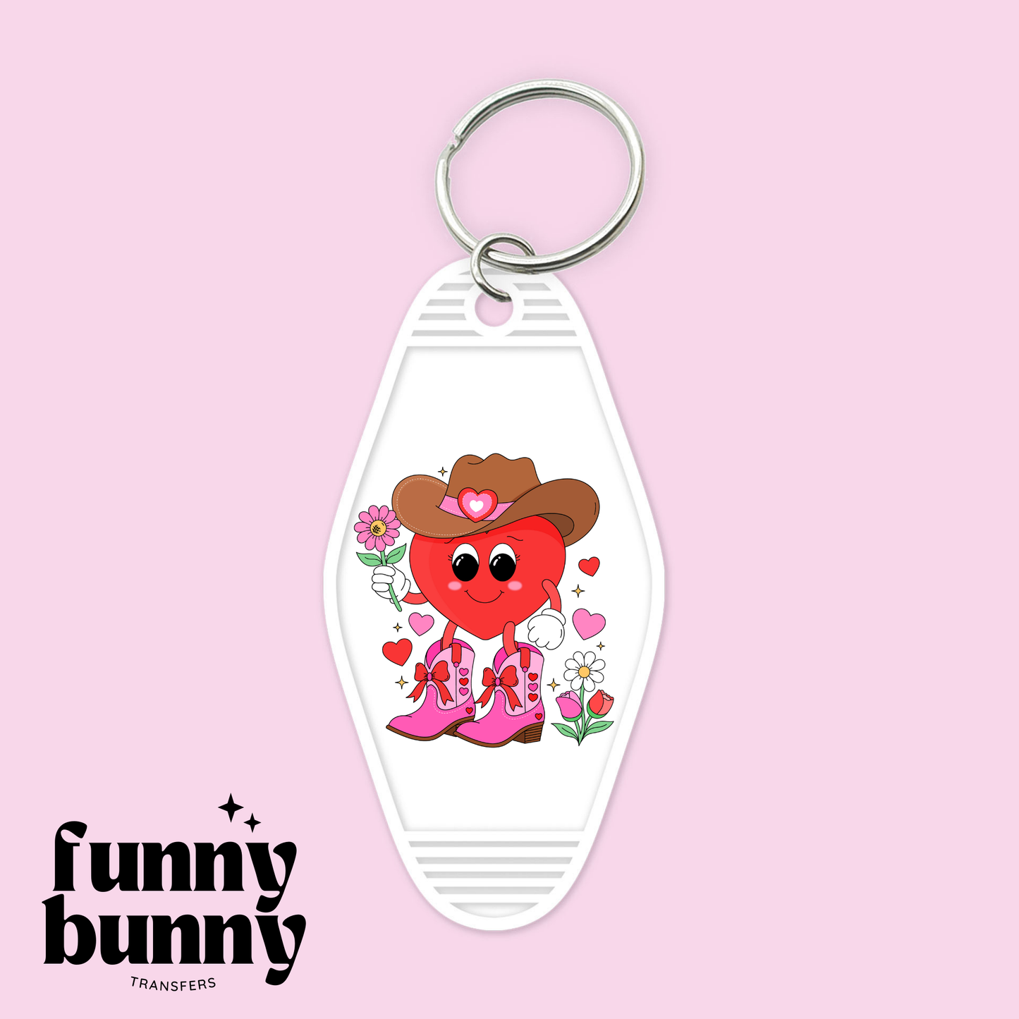Howdy Heart Cutie - Motel Keychain