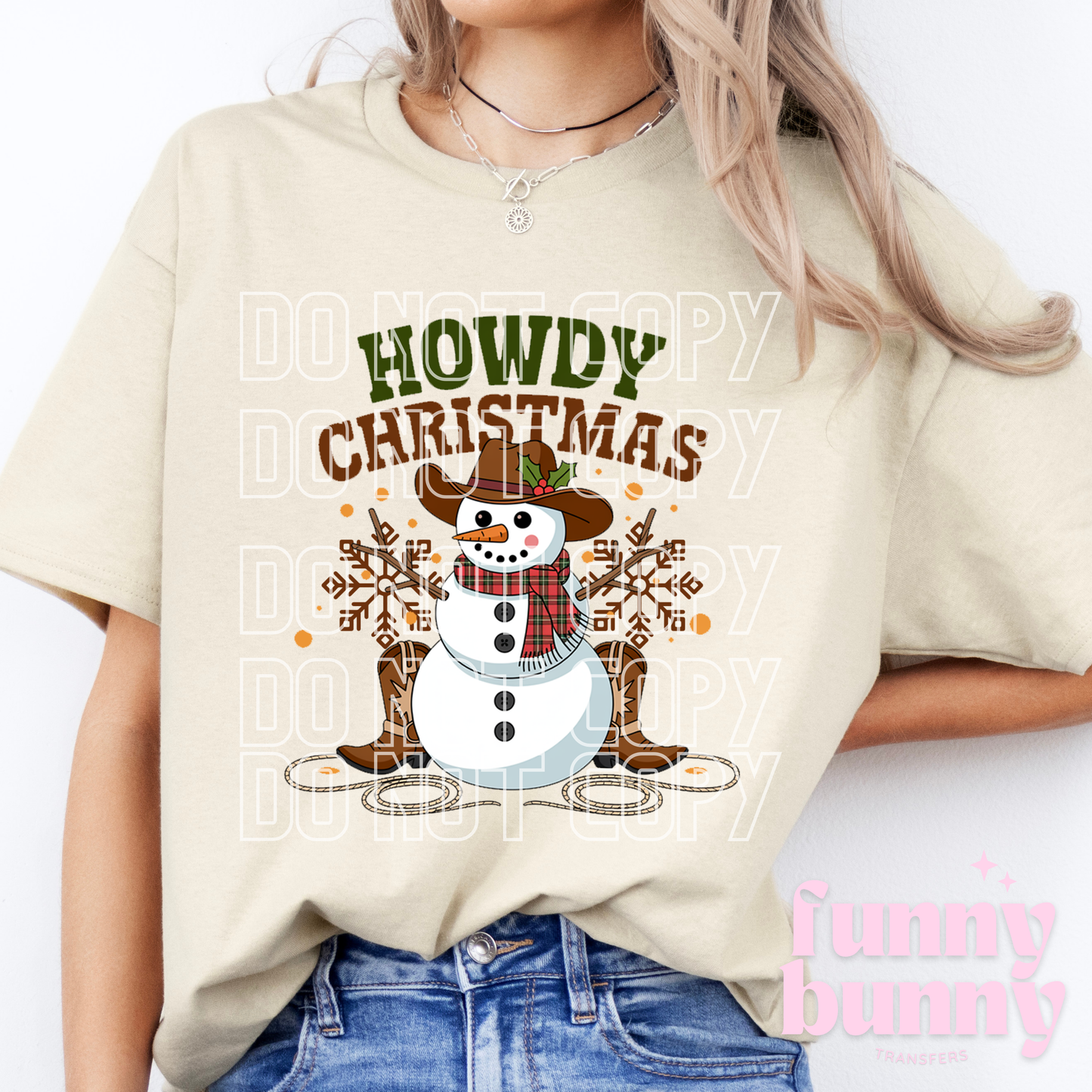 Howdy Snowman - DTF Transfer