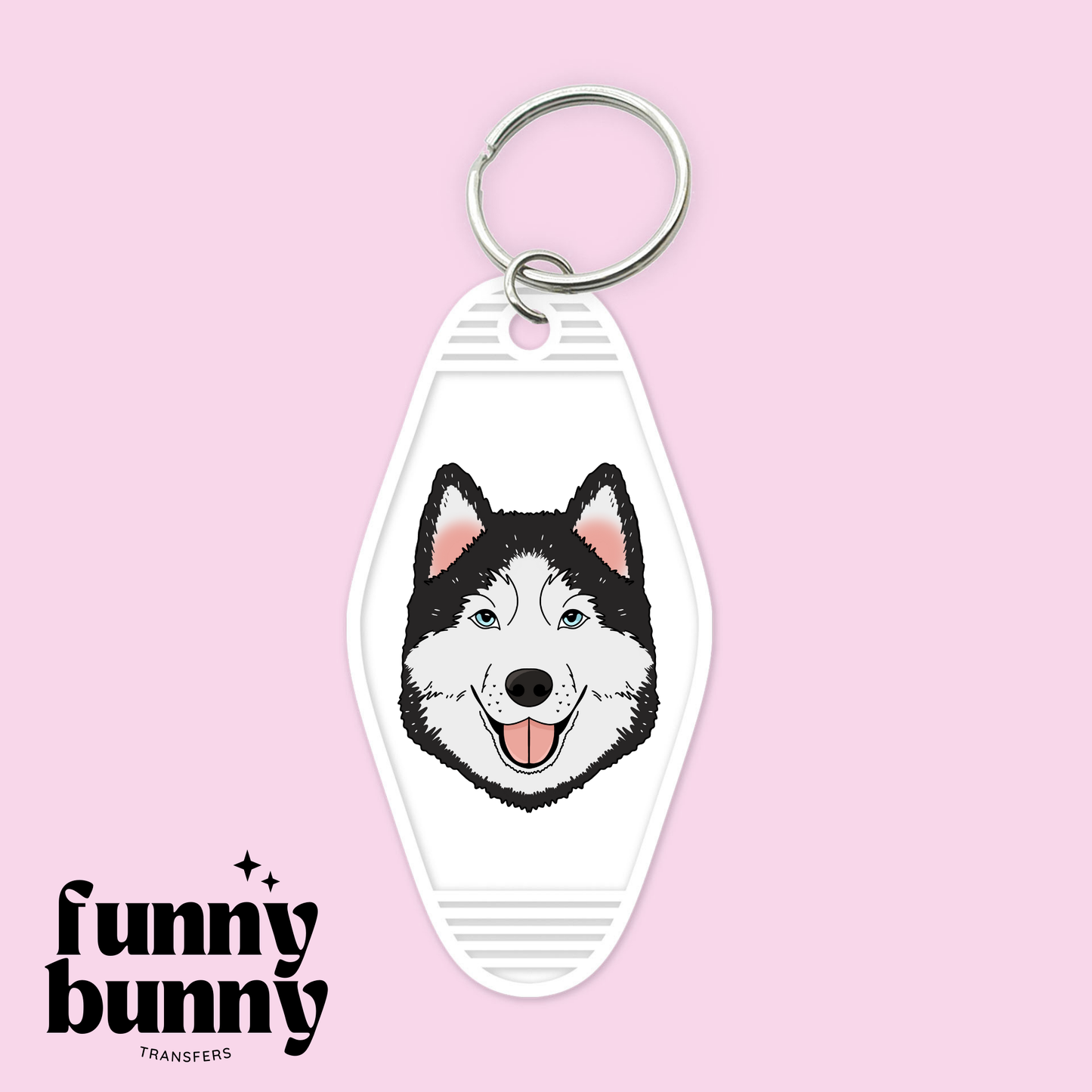 Husky Dog - Motel Keychain