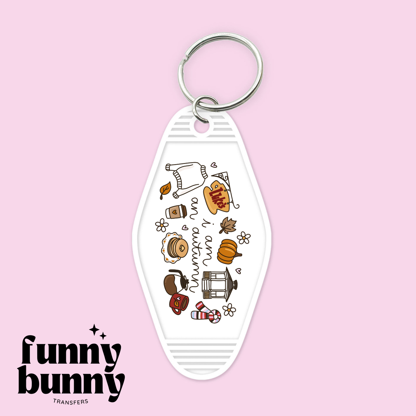 I Am An Autumn - Motel Keychain