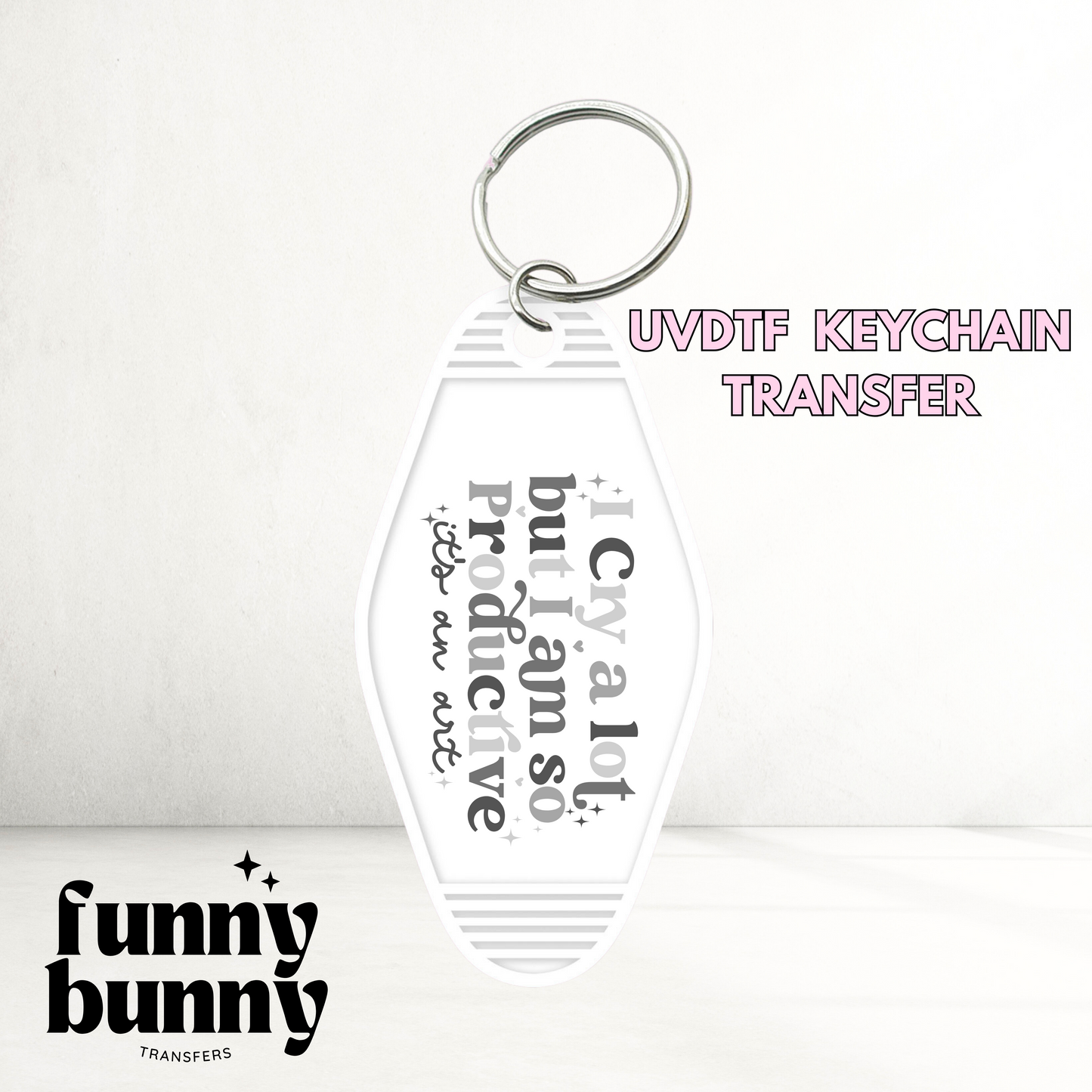 I Cry A Lot Mixed - Motel Keychain