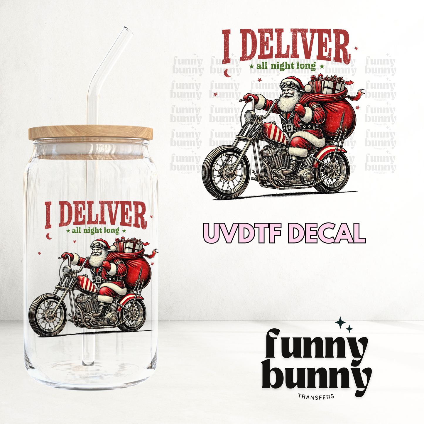 I Deliver - UVDTF Decal