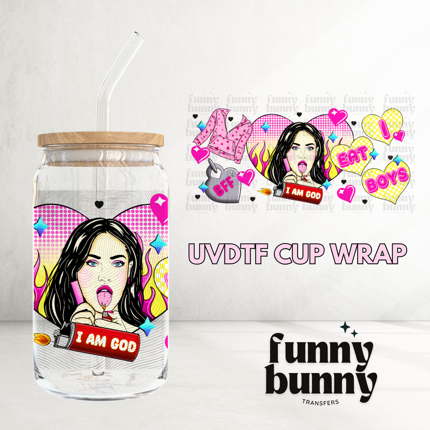 I Eat Boys - 16oz UVDTF Cup Wrap
