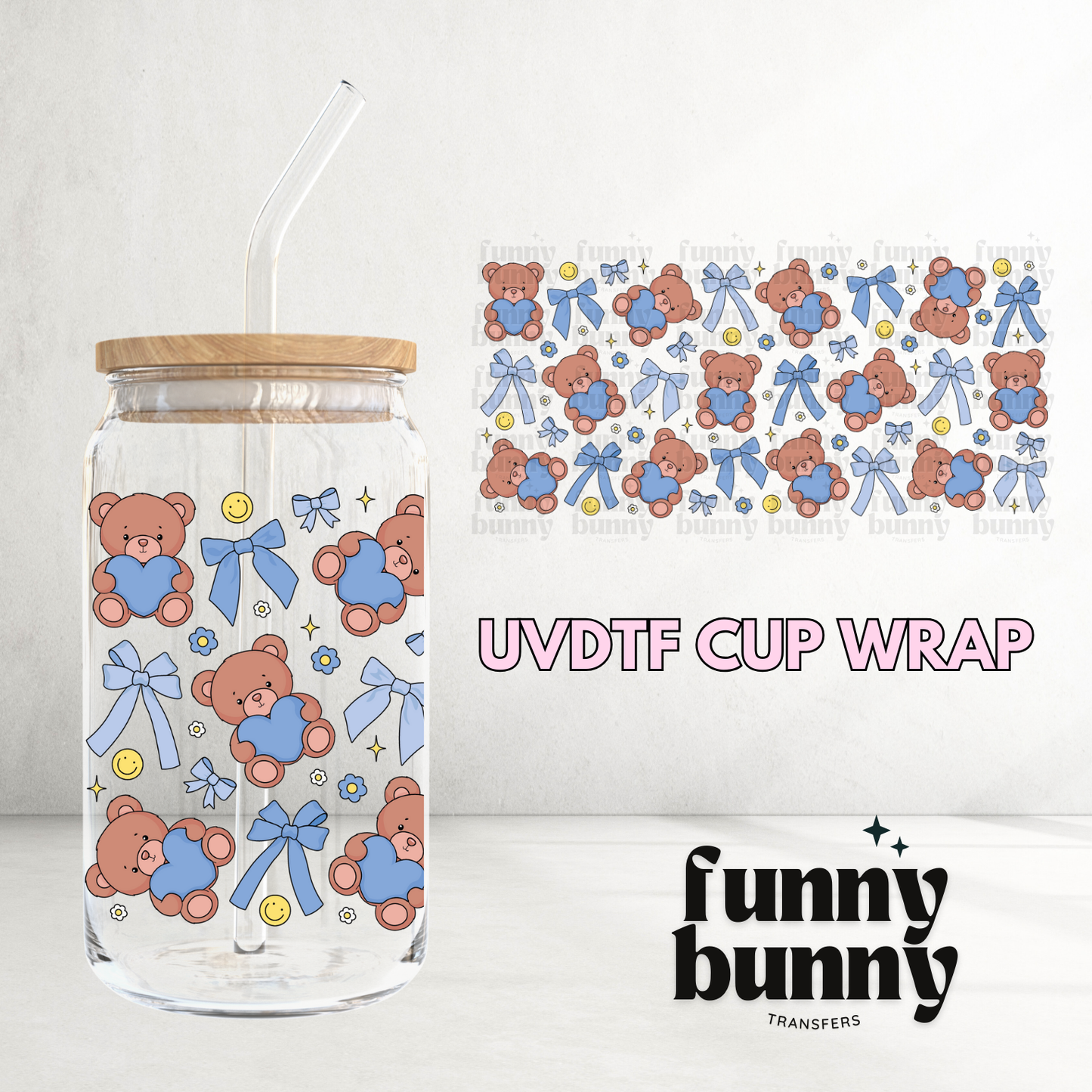 I Love You Mummy - 16oz UVDTF Cup Wrap