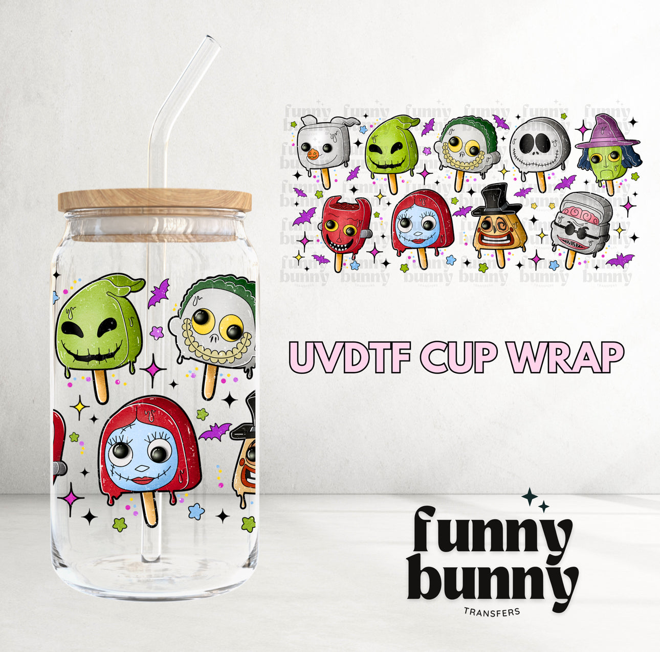 NBC Popsicles - 16oz UVDTF Cup Wrap
