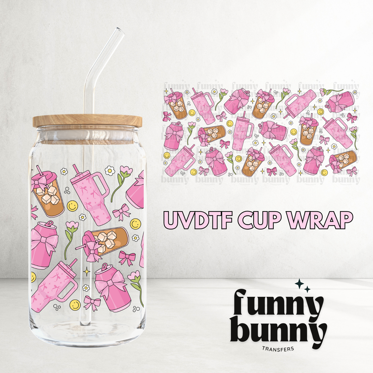 Im A Mom I Have Three Drinks - 16oz UVDTF Cup Wrap