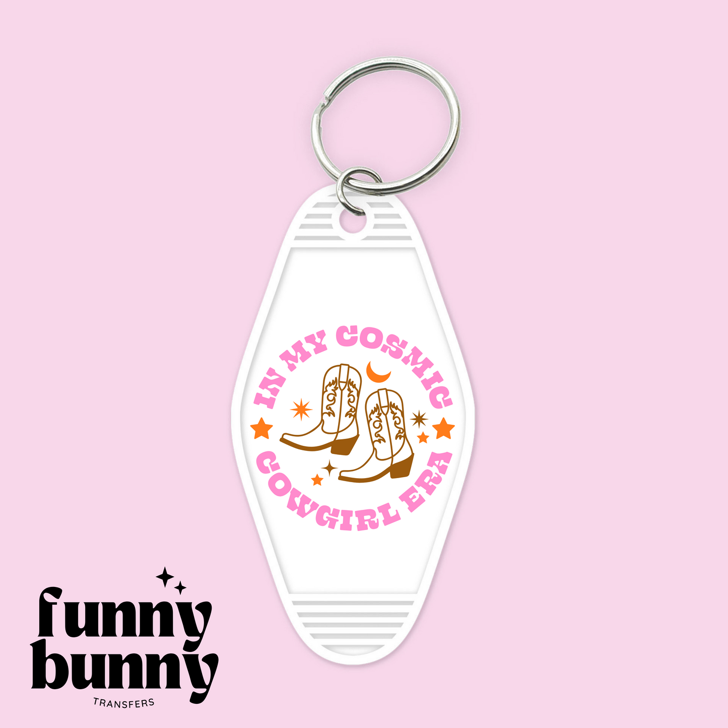 Cosmic Cowgirl Era - Motel Keychain