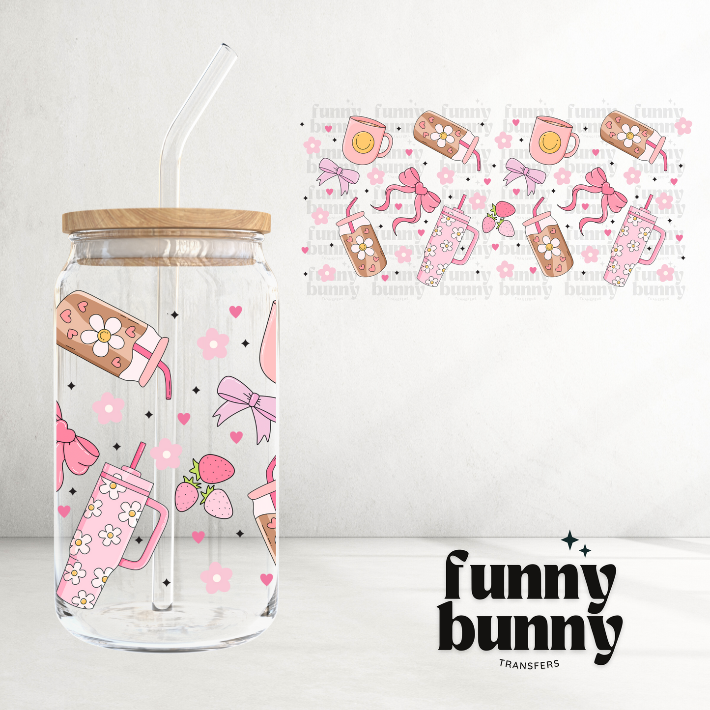 Just A Coquette Girl - 16oz UVDTF Cup Wrap