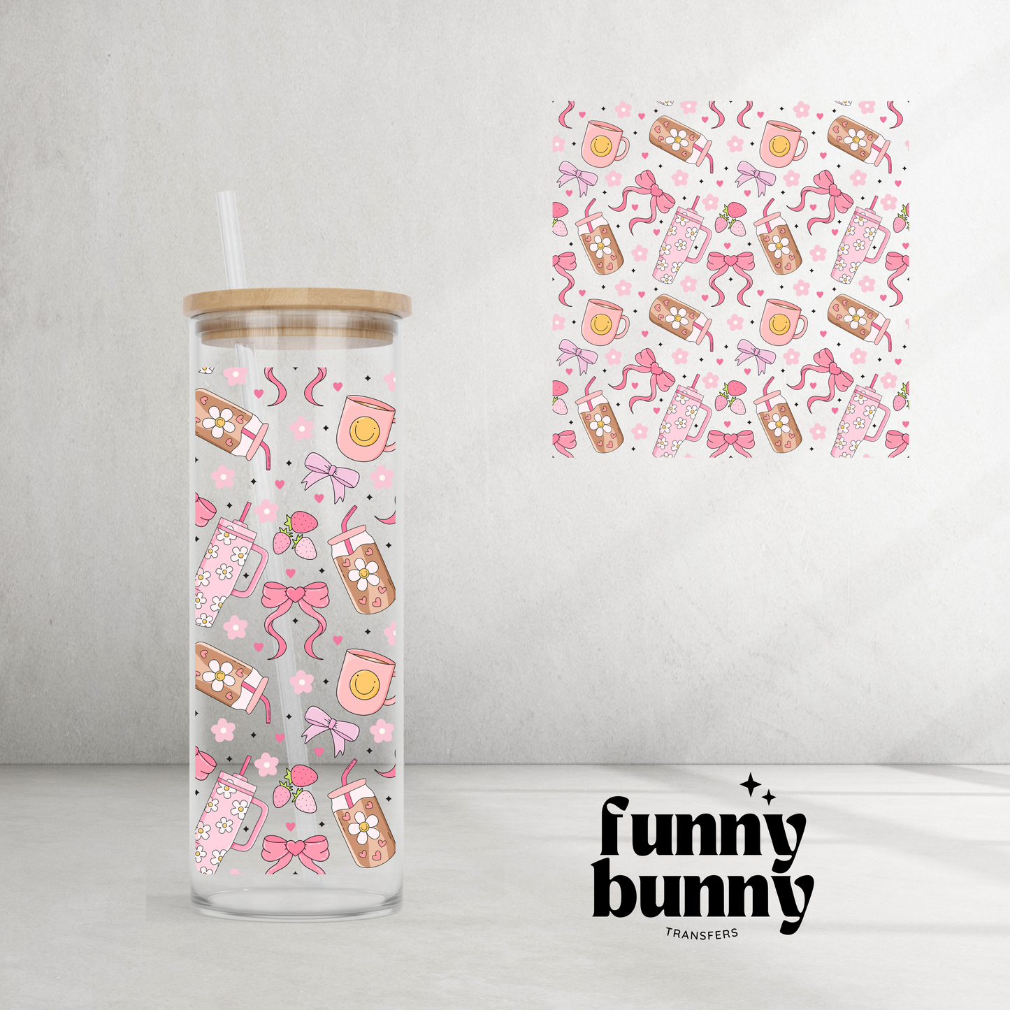 Just A Coquette Girl - 25oz UVDTF Cup Wrap