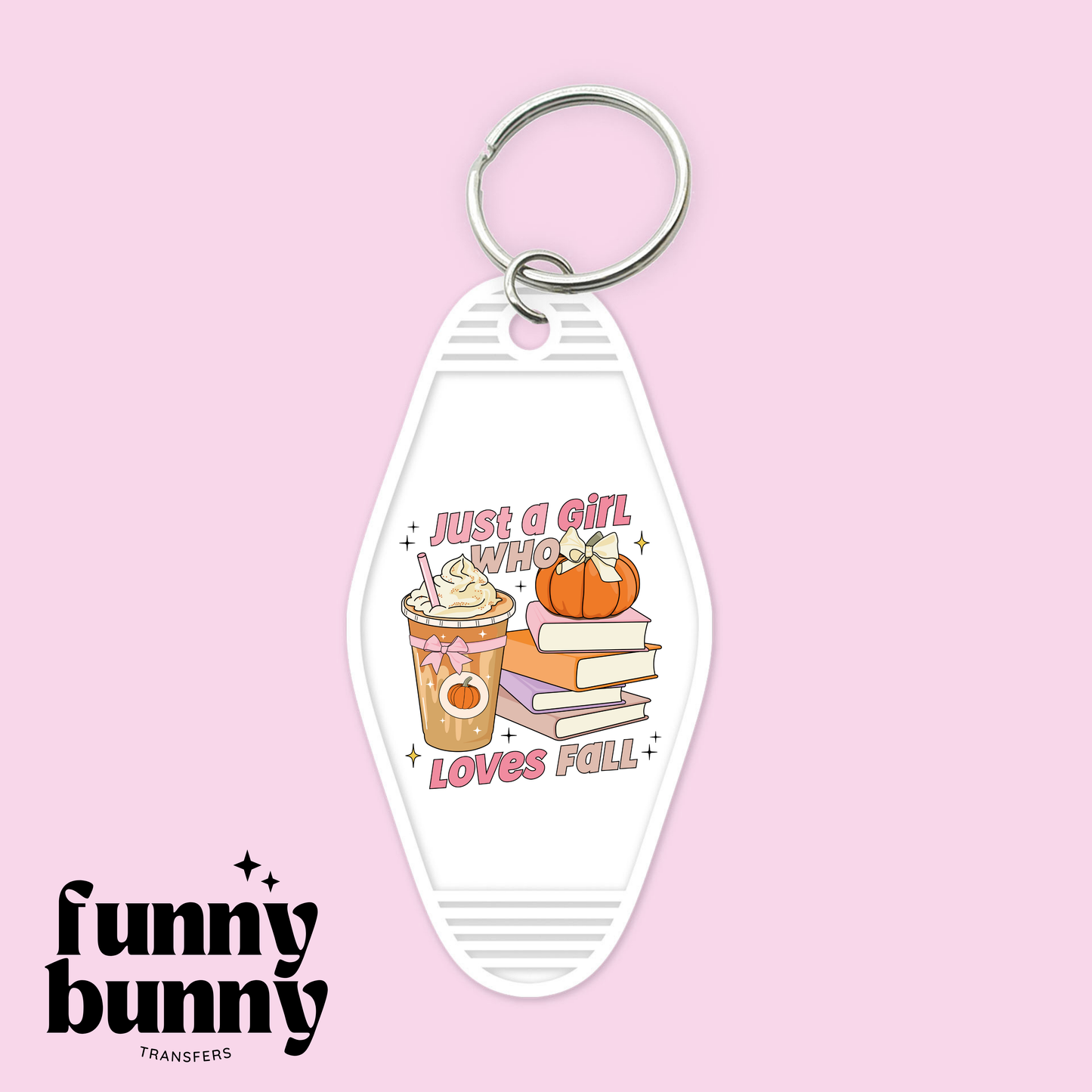 Just A Girl Who Loves Fall - Motel Keychain