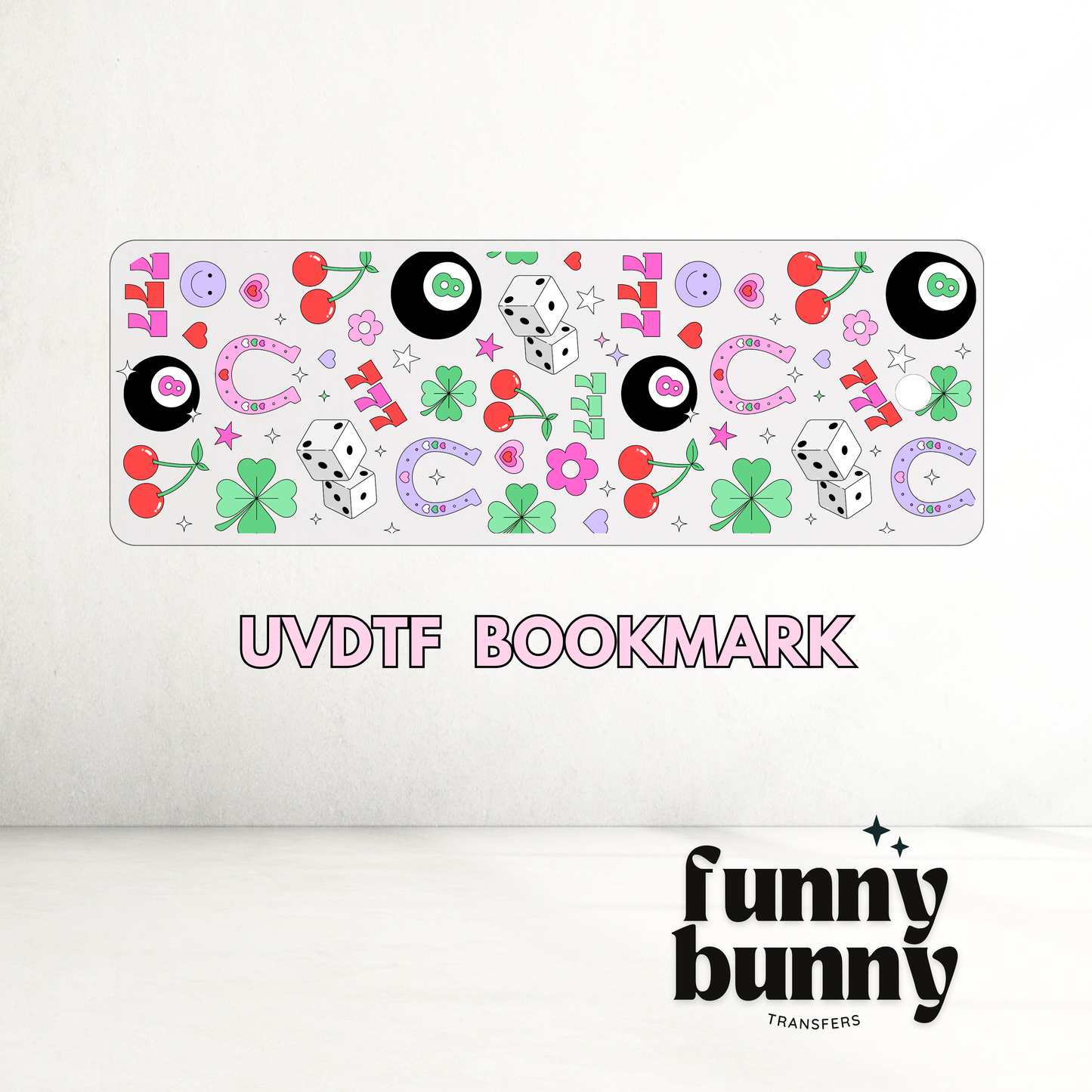 Just My Luck - UVDTF Bookmark Decal