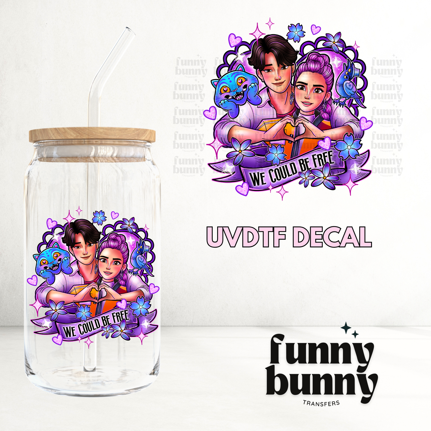 KPOP Free - UVDTF Decal