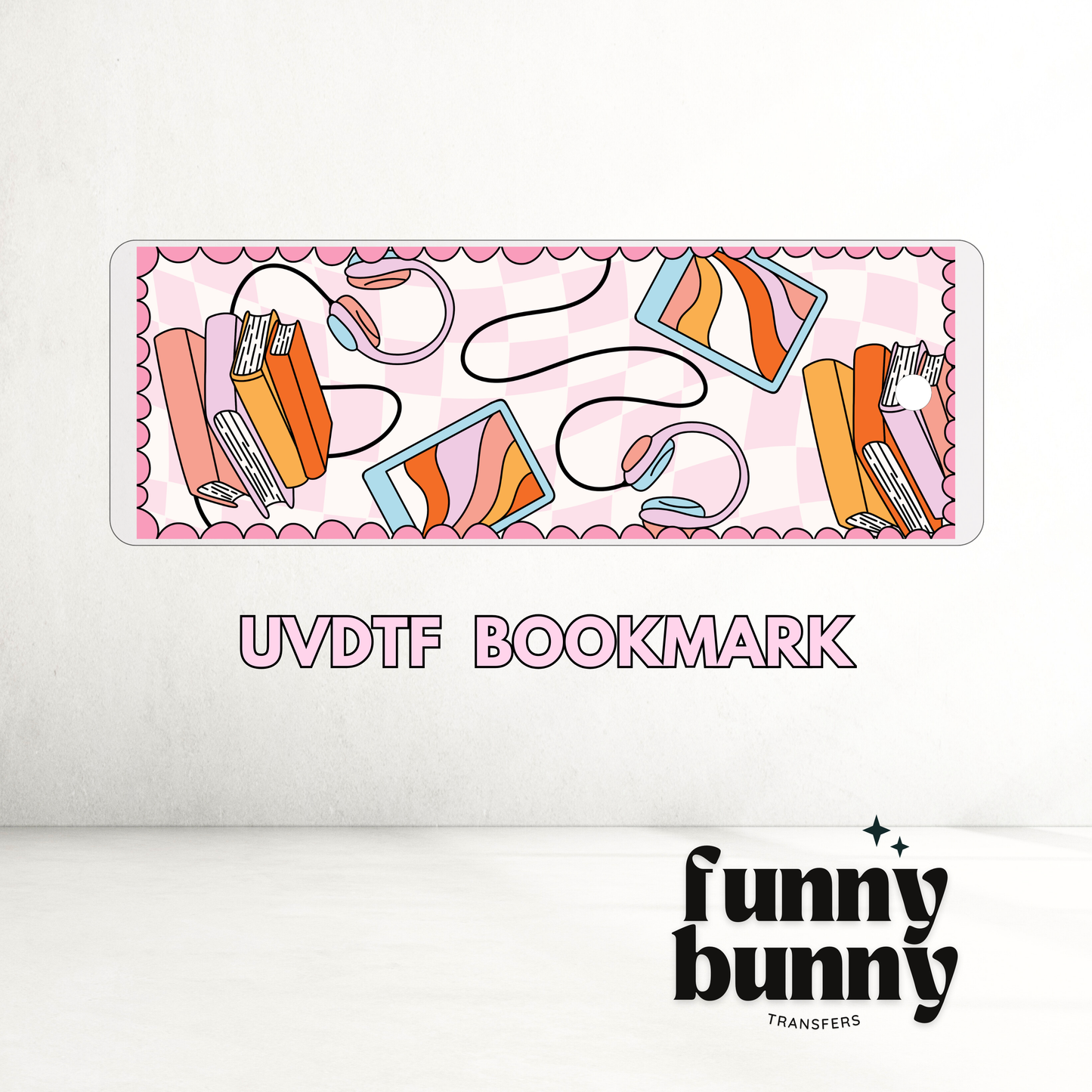 Kindle Girlie - UVDTF Bookmark Decal