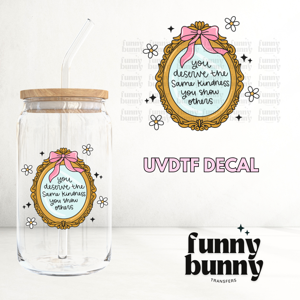 Kindness Mirror - UVDTF Decal