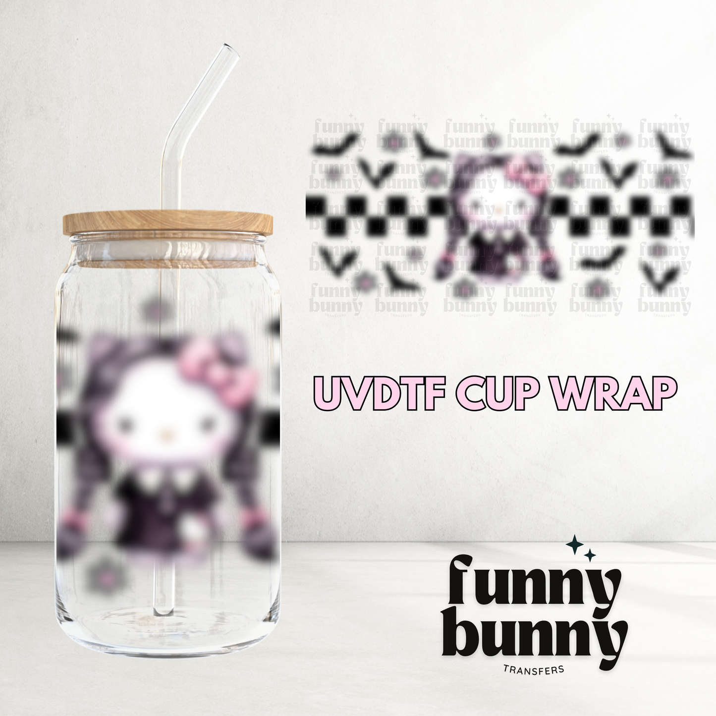 Kitty Adams - 16oz UVDTF Cup Wrap