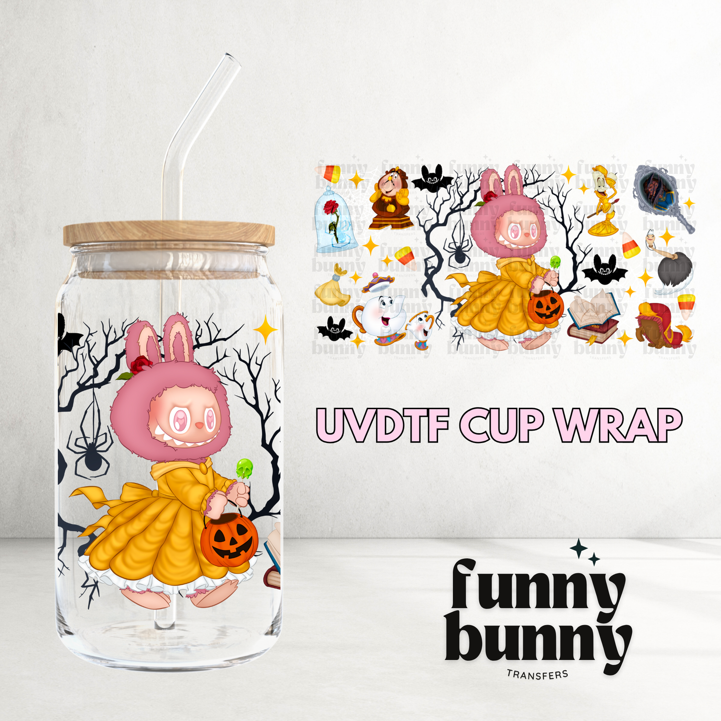 Labu Belle II - 16oz UVDTF Cup Wrap