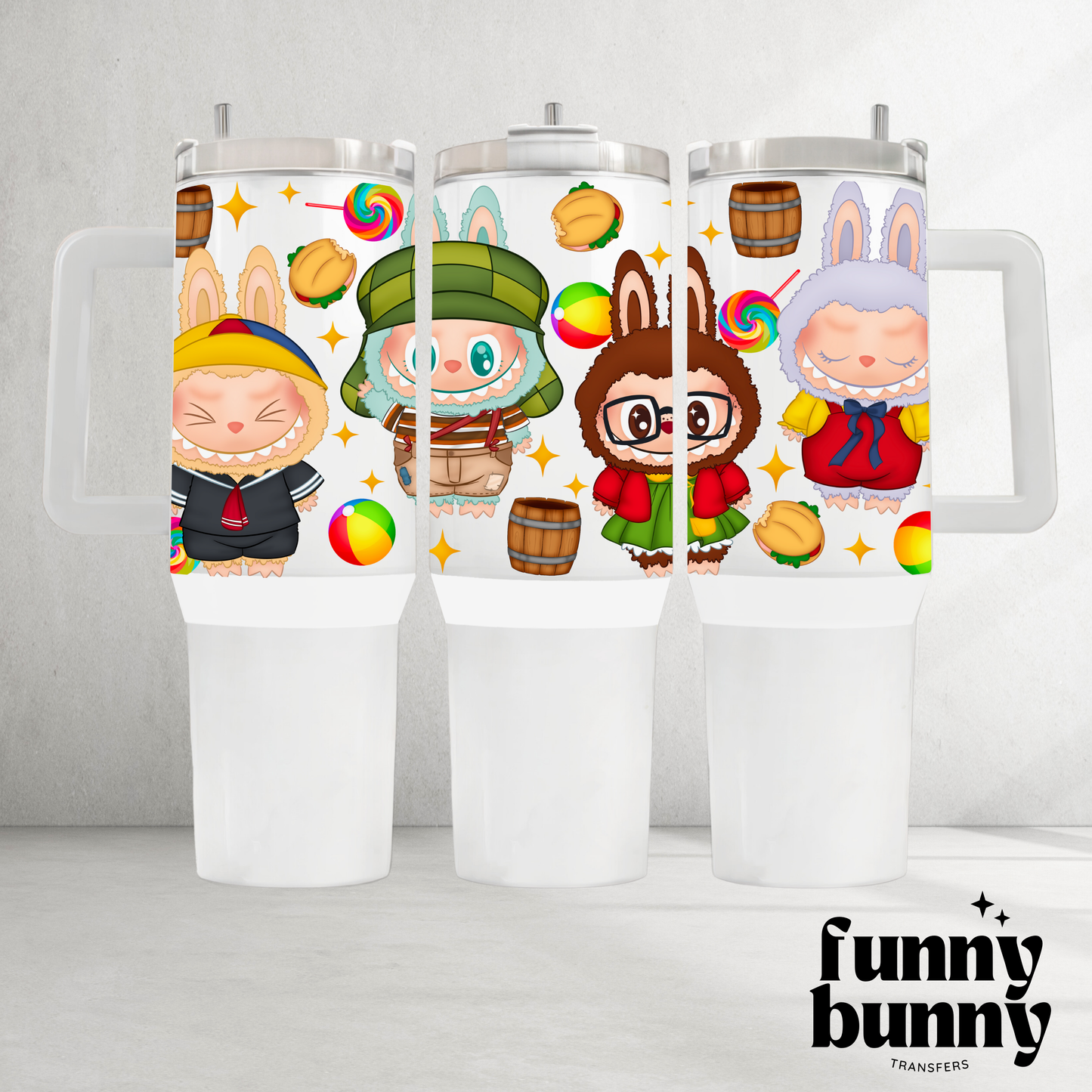 Labu Chavo Vecindad - 40oz UVDTF Tumbler Wrap