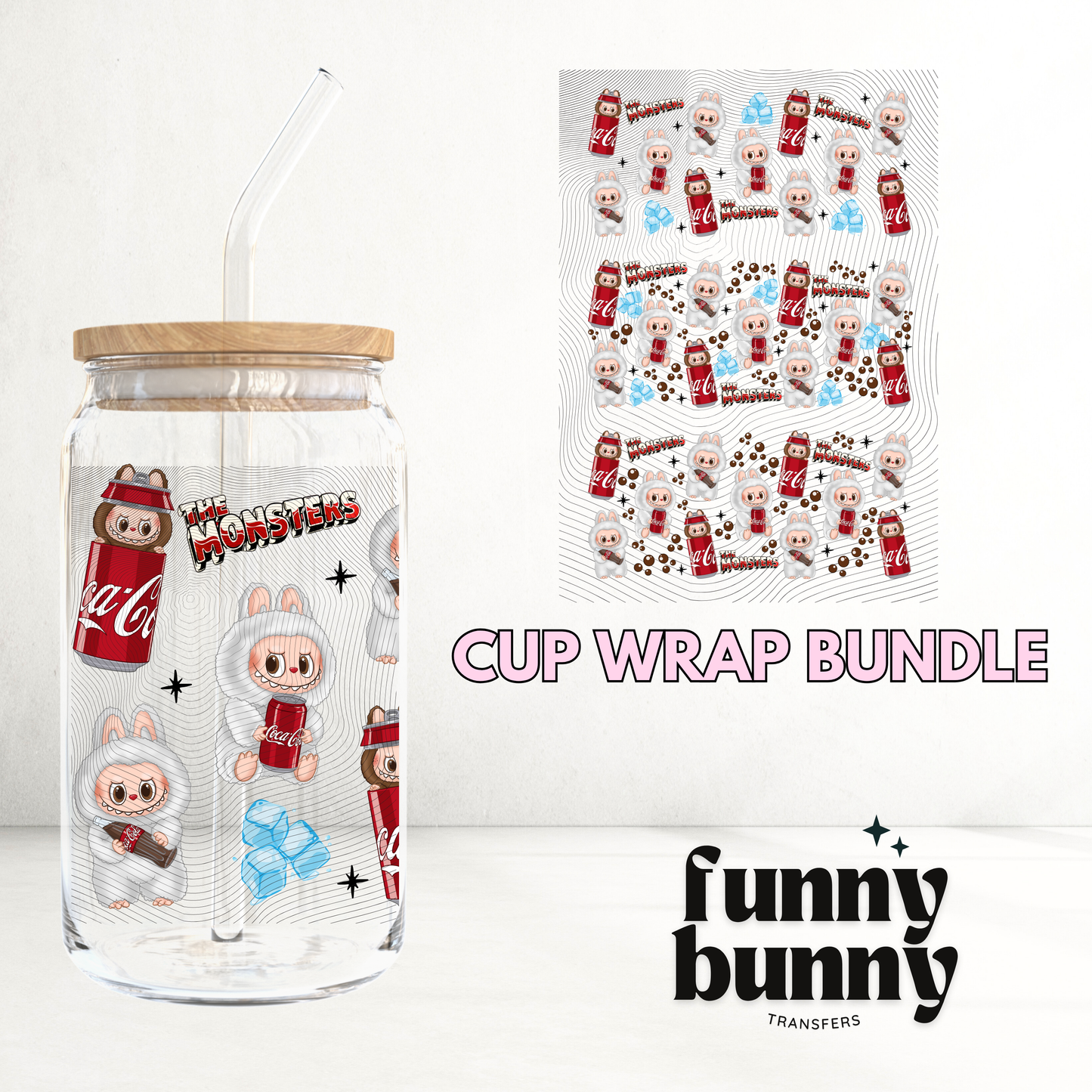 Labu Cola - UVDTF 16oz Cup Wrap Bundle