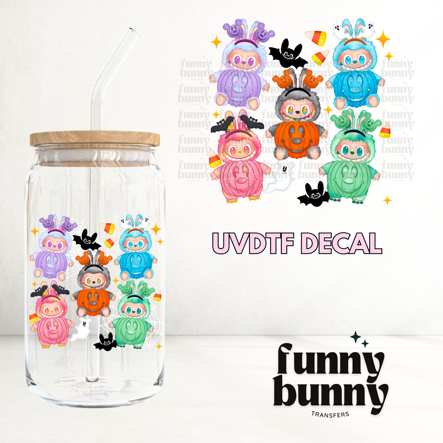 Labu Halloween Cuties I - UVDTF Decal