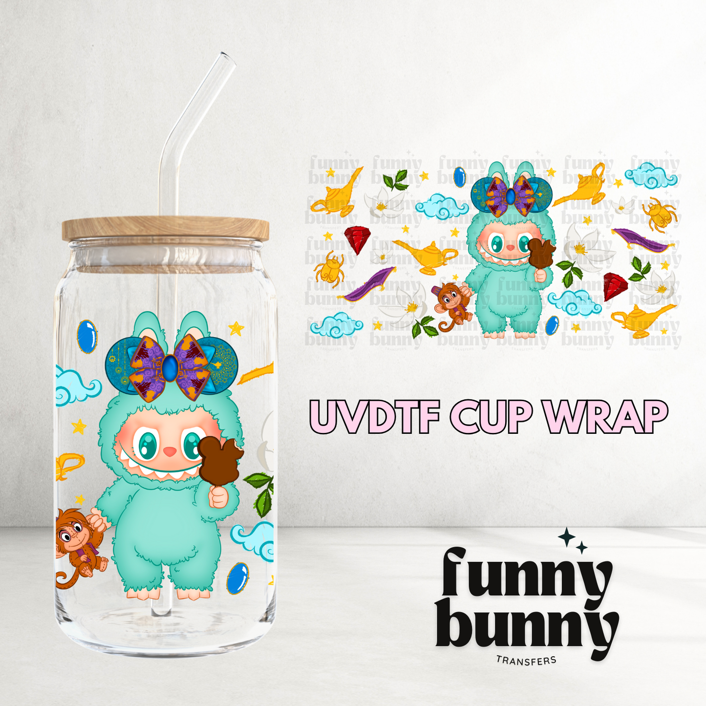 Labu Jasmine - 16oz UVDTF Cup Wrap