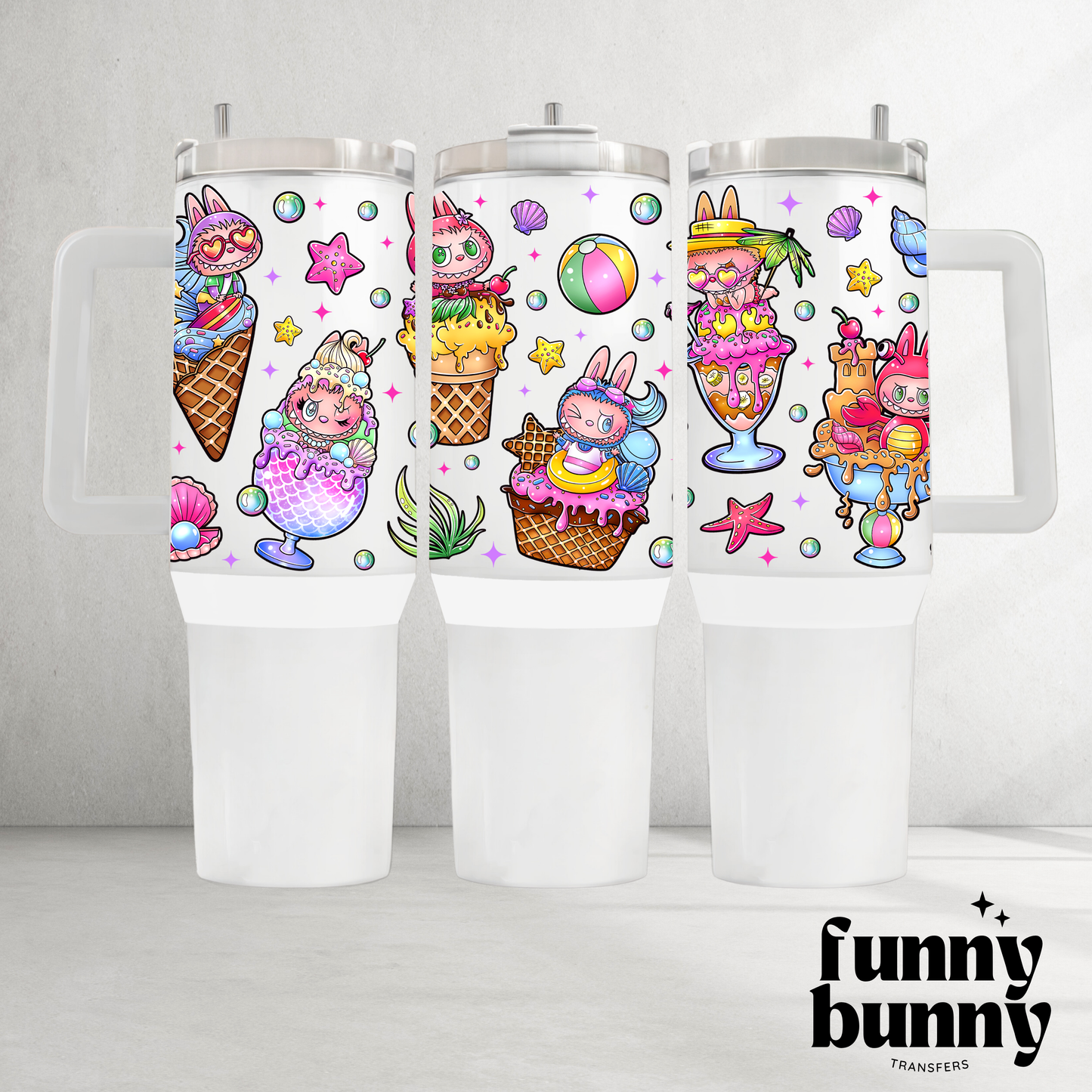 Labu Popsicles - 40oz UVDTF Tumbler Wrap